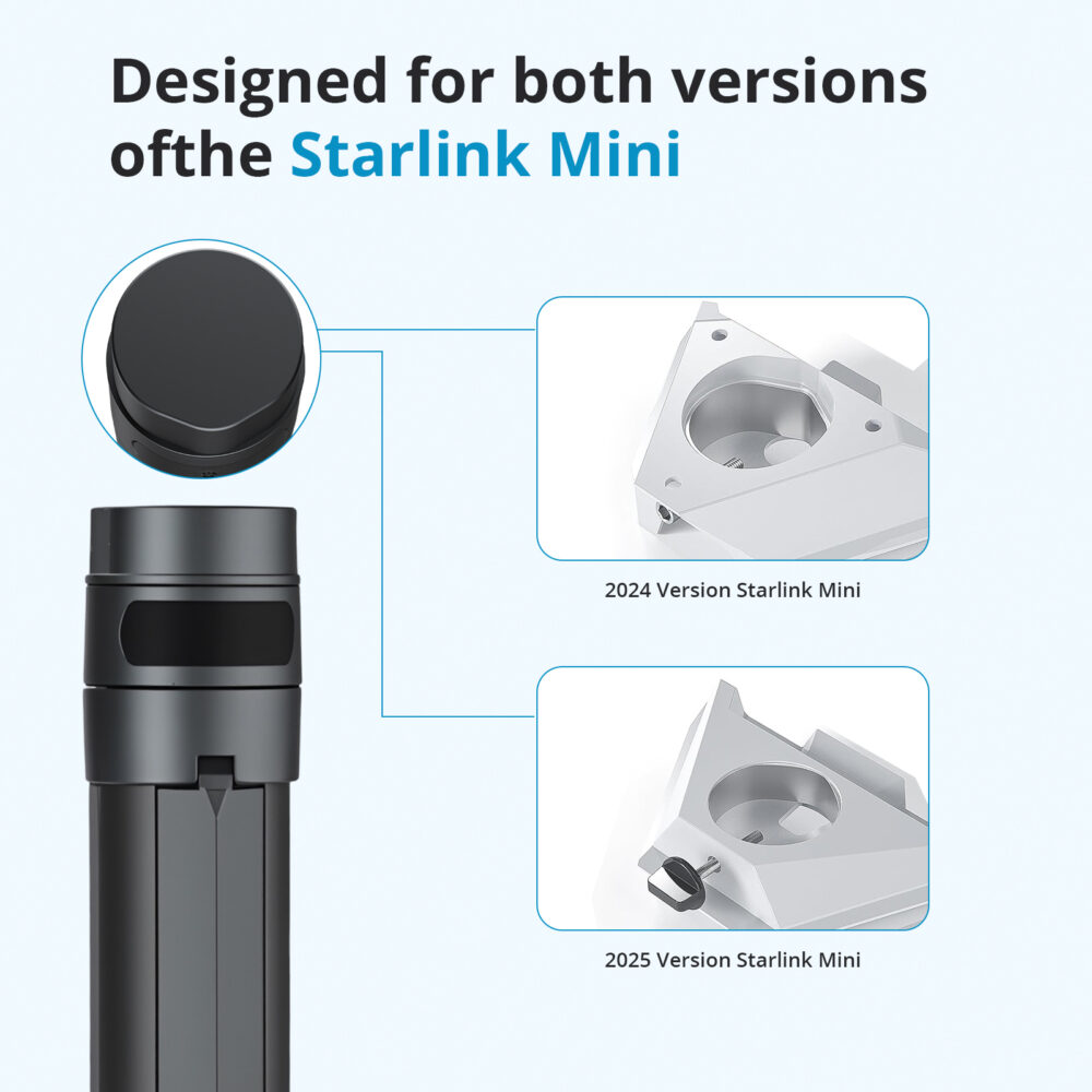 Battery Tripod Stand for Starlink Mini