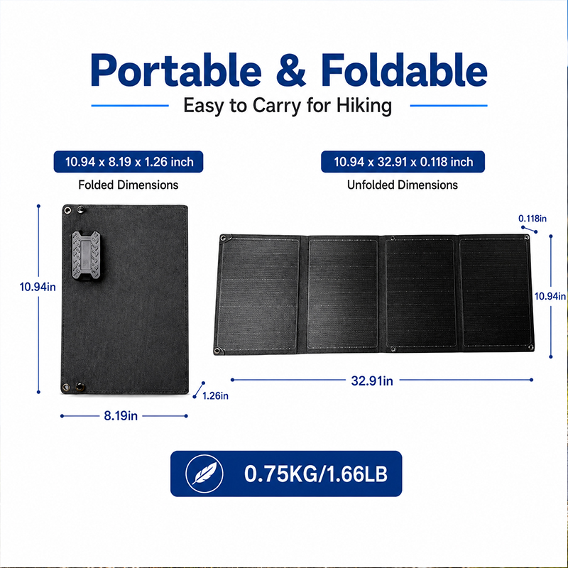 40W Foldable Solar Panel | XY40