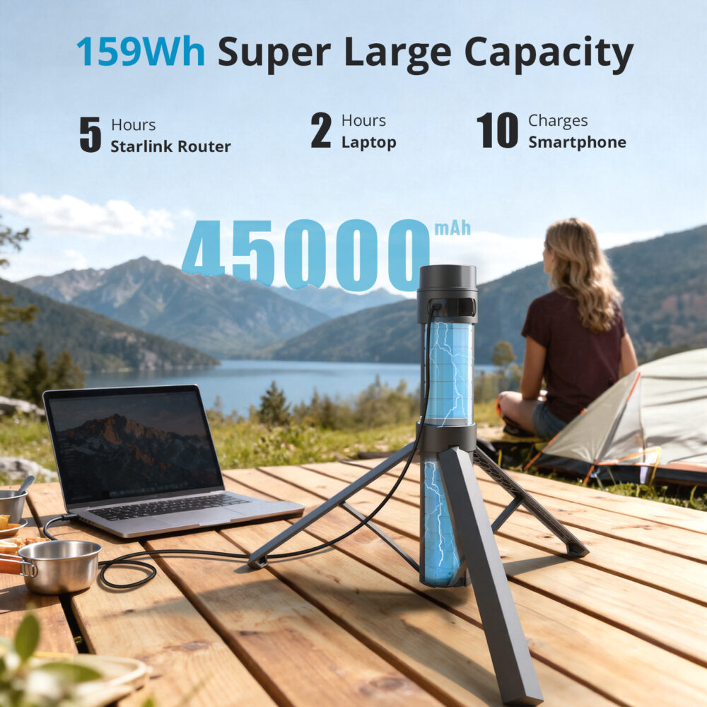 Battery Tripod Stand for Starlink Mini