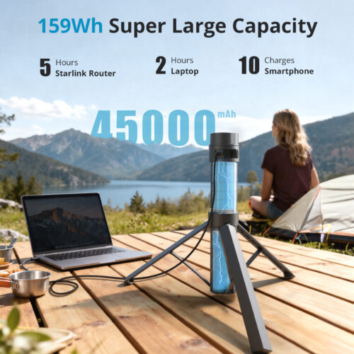 Battery Tripod Stand for Starlink Mini